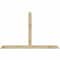 Ekena Millwork Portland Rough Sawn Timber Gable Bracket, Douglas Fir, 72"W x 45"H x 2"D x 4"F, 15/12 Pitch GBW072X45X0204POR00RDF - alternate 1